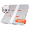 2-in-1 Bed Bridge Twin to King with Attached Sheet - Twin Bed Connector - Split King Gap Filer - Mattress Wedge Gap Filler - Twin to King Bed Converte