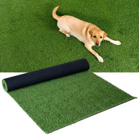 3FTx10FT Artificial Grass Carpet: Synthetic Turf Mat with 0.8" Height & Drainage Holes. Great for Indoor/Outdoor Use, Ideal for Pet Dogs, Garden