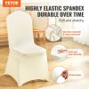 VEVOR Stretch Spandex Folding Chair Covers, Universal Fitted Chair Cover, Removable Washable Protective Slipcovers, for Wedding, Holiday, Banquet, Par