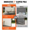 VEVOR Beige Retractable 63''*236'' Awning-Rugged Full Aluminum Rust-Proof; Patio Sunshine Screen; Privacy Divider; Wind Screen. Longer Service Life, S
