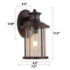 2 Pack motion sensor outdoor wall light