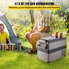 VEVOR 12 Volt Refrigerator 45L(48qt) Fast Cooling Portable Freezer with App Control(-4��F~68��F) Car Fridge with 12/24v DC & 110-240v AC for Travel, C