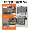 VEVOR Retractable Side Awning, 71''x 138'' Outdoor Privacy Screen, 180g Polyester Water-proof Retractable Patio Screen, UV 30+ Room Divider Wind Scree