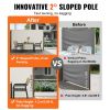 VEVOR Retractable Side Awning, 79''x 118'' Outdoor Privacy Screen, 180g Polyester Water-proof Retractable Patio Screen, UV 30+ Room Divider Wind Scree