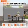 VEVOR Retractable Side Awning, 63''x 118'' Full Aluminum Rust-Proof Outdoor Privacy Screen, Folding Room Divider Wind Screen for Patio Sun Shade, Back