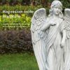 Lifelike Design 12.2" Magnesium Oxide Angel Statue Sculpture for Indoor Garden Outdoor Decor