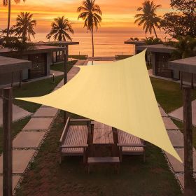 Artpuch 14'X20'Customize Sand Sun Shade Sail Commercial Standard UV Block 185 GSM, Water and Air Permeable, Heavy Duty (size: 15'x15')